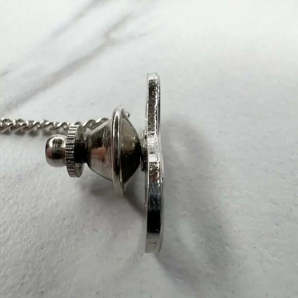 Vintage Morse 40 Chain Lapel Tie Tack Pin